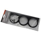 Equus Gauge Mounting Panels E9923 Panel, Underdash, Aluminum, Black, Three 2 in. Diameter Holes, Each thumbnail 1