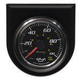 Equus Analog Gauge Line Gauges E6244 Gauge, Oil Pressure, 0-100 psi, 2 in., Analog, Mechanical, Black Face, Each thumbnail 1