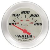 Equus 8000 Series Gauges E8462 Gauge, Series, Water Temperature, 100-280 Degrees F, 2 5/8 in. Diameter, White Face, Analog, Electrical, Each thumbnail 1