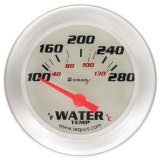 Equus 8000 Series Gauges E8462 Gauge, Series, Water Temperature, 100-280 Degrees F, 2 5/8 in. Diameter, White Face, Analog, Electrical, Each thumbnail 2