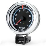Equus Tachometers E6076 Tachometer, 0-8,000 rpm, 2 1/2 in., Analog, Electrical, Each thumbnail 2