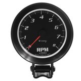 Equus Tachometers E6068 Tachometer, Products Style, 0-8,000 rpm, 3 3/8 in. Diameter, Black Face, Analog, Electrical, Each thumbnail 2