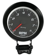 Equus Tachometers E6068 Tachometer, Products Style, 0-8,000 rpm, 3 3/8 in. Diameter, Black Face, Analog, Electrical, Each thumbnail 4