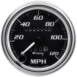 Equus 7000 Series Gauges E7072 Speedometer, Series, 0-120 mph, 3 3/8 in. Diameter, Black Face, Tripometer, Analog, Mechanical, Each thumbnail 2