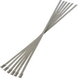 Heatshield Products Thermal-Tie Locking Ties 350014 Ties, Thermal-Tie, 1,800 degree F Rating, Stainless Steel, 3/16 in. Width, 14 in. Length, Set of 4 thumbnail 1