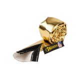 Heatshield Products Heat Sleeves 244100 Sleeve, - Reflective heat shield sleeve 1 id x 3 ft H&L seam- Cold Gold Sleeve shields up to 90 percent of radiant 1100F. thumbnail 4