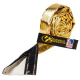 Heatshield Products Heat Sleeves 244012 Sleeve, - Reflective heat shield sleeve 1/2 id x 3 ft H&L seam- Cold Gold Sleeve shields up to 90 percent of radiant 1100F. thumbnail 2