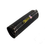 Heatshield Products Stealth Sleeves 282120 Heat Sleeve, Sleeve, Hook and Loop, 2,000 degrees F Intermittent, Carbon Fiber Color, 1.500 in. Diameter, 6.000 in. Length, Each thumbnail 1
