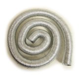 Thermo-Tec Thermo-Flex Aluminum Heat Shield Sleeves 17075 Barrier Shield, Thermo-Flex, Wires/Hoses, Silver, Slide-Over, 3/4 in. I.D. x 36 in., Each thumbnail 1