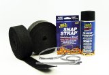 Thermo-Tec Exhaust Insulating Wrap Kits 19222 Wrap, Thermo-Tec, Black, 2 in. width, 50 ft. Length, Coating, Snap Strap, Kit thumbnail 2