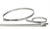 Thermo-Tec Snap Strap Kits 13101 Exhaust Wrap Fasteners, Stainless Steel, Eight 9 in. Straps, Four 18 in. Straps, V8, Kit thumbnail 1