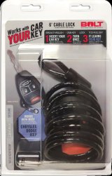 BOLT Security Locks 7032295 Cable Lock, 6' Cable Lock Jeep Center Cut thumbnail 2