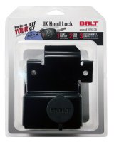 BOLT Hood Locks 7026128 Lock, Steel, Black Powdercoated, Jeep, 2007-18 JK Series, Kit thumbnail 1