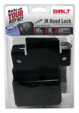 BOLT Hood Locks 7026128 Lock, Steel, Black Powdercoated, Jeep, 2007-18 JK Series, Kit thumbnail 2