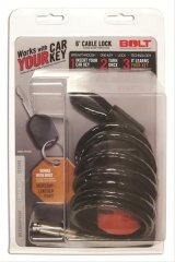 BOLT Cable Locks 7018451 Lock, 0.312 in. Diameter, 6.0 Length, Uses Ford Ignition Key, Each thumbnail 2