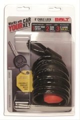 BOLT Cable Locks 7018450 Lock, 0.312 in. Diameter, 6.0 Length, Uses GM Ignition Key, Each thumbnail 2