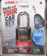 BOLT Padlocks for 2018-2021 WRANGLER - 7032288 Padlock, Jeep Center Cut Key Style, Jeep, Each thumbnail 1