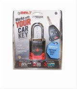 BOLT Padlocks 7018520 Padlock, 0.313 in. U-Bolt Diameter, Uses Chrysler Ignition Key, Each thumbnail 1