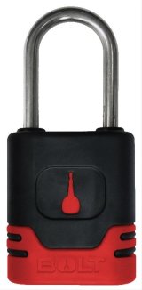 BOLT Padlocks 7023537 Security Locks, Padlocks, 0.313 in. U-bolt Diameter, Chrome, Works with GM Center Cut Keys, Each thumbnail 2