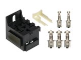 FuelTech Relay Connectors 5011100383 Wire Connector, Connector, Plastic, Black, 40 Amp Holder, 4 or 5 Pin, Each thumbnail 2