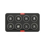 FuelTech SwitchPanel Mini 5022100302 Electrical Switch Panel, Mini, 8 Switches, Lighted, Push Button, Black, Each thumbnail 4
