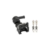FuelTech Plug Kits 5011100167 Wiring Connector, Kit, Connector and Pins Style, Bosch, 2-pin, Female, Black, EV1 Fuel Injector Connector, Each thumbnail 2