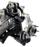 Detroit Speed Aluma-Frame Front Suspension Packages 032050DS Package, Aluma-Frame, Aluminum/Steel, Natural/Black, Power Rack, Ford, Kit thumbnail 1