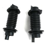 Detroit Speed Door Jamb Wiring Boot Kits 010420DS Convoluted Tubing, Boot, Rubber, 1.30 in I.D, 3 in - 4.250 in length, Hardware, thumbnail 1