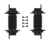 Detroit Speed Door Jamb Wiring Boot Kits 010420DS Convoluted Tubing, Boot, Rubber, 1.30 in I.D, 3 in - 4.250 in length, Hardware, thumbnail 2