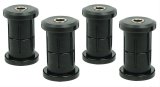 Detroit Speed Leaf Spring Bushings 041401DS Bushings, Rear, Polyurethane, Black, Buick, Chevy, Oldsmobile, Pontiac, Kit thumbnail 1