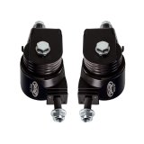 Detroit Speed Adjustable Engine Mounts 060430DS Motor and Inserts, Mounts, Bolt-in, Aluminum, Black, Chevrolet, 6.2L, 7.0L, Kit thumbnail 1