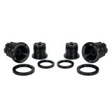 Detroit Speed Rear Subframe Bushing Sets 041510DS Bushings, Rear, Aluminum, Black Anodized, Chevy, Set thumbnail 2