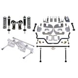 Detroit Speed QUADRALink Rear Suspension Kits for 1982-1992 CAMARO, FIREBIRD - 041722-DDS Four Link Kit, Double Adjustable Coilovers, 1982-92 Camaro, Firebird, Includes Axle Brackets 3 in. Tubes, Kit thumbnail 1