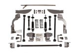 Detroit Speed QUADRALink Rear Suspension Kits 041712-DDS Packages, Kits, Double Adjustable Coilover, Springs, Panhard Bar, Black, without Axle Brackets, Kit thumbnail 1