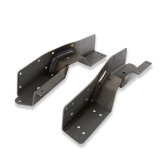 Detroit Speed Leaf Spring C-Notch Bracket Kits for 1967-1972 C10 PICKUP, C15/C1500 PICKUP - 040117DS Flip Kit Frame Rail Kits, C-Notch, 3/16 in. Steel, Natural, Chevrolet, GMC, Kit thumbnail 3