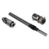 Detroit Speed Steering Shafts for 1975-1978 C10, 1973-1974 C10 PICKUP - 092542DS Shafts. Collapsible, 3/4 in 30 Spline, 1 in, Double D, Steel, Natural, Chevy Each thumbnail 1