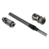 Detroit Speed Steering Shafts for 1975-1978 C10, 1973-1974 C10 PICKUP - 092542DS Shafts. Collapsible, 3/4 in 30 Spline, 1 in, Double D, Steel, Natural, Chevy Each thumbnail 2