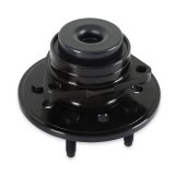 Detroit Speed Wheel Hub Conversion Kits 030603DS Hubs, Black, 6-Lug to 5-Lug, Chevrolet, GMC, Pair. thumbnail 1