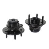 Detroit Speed Wheel Hub Conversion Kits 030603DS Hubs, Black, 6-Lug to 5-Lug, Chevrolet, GMC, Pair. thumbnail 4