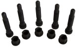 Detroit Speed Racing Wheel Studs 110003 Studs, Press-in, Steel, Black, M14 x 1.5 Thread Size, Are 28mm Longer Than Stock, Chevrolet, Set of 5 thumbnail 1
