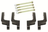 Detroit Speed Offset Shackles 040901DS Leaf Spring Shackles, 1 3/4 in. Offset, Billet Aluminum, Rear, Buick, Chevy, Oldsmobile, Pontiac, Kit thumbnail 1