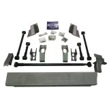 Detroit Speed QUADRALink Rear Suspension Kits 041703-RDS Packages, Kits, Double Adjustable Monotube with Reservoir, Springs, Panhard Bar, Black, Pontiac, Kit thumbnail 2
