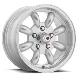 Legendary Wheels T/A 8-Spoke Silver Machined 17x8 Wheels, Machined, 17 in. x 8.00 in., Aluminum, Machined, 5 x 114.3mm Bolt Circle, 4.25 in. Backspacing, Each thumbnail 1