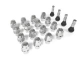Legendary Wheels Wheel Installation Kits LW-LN003-16 Lug Nuts, Kit, 3/4 in. Hex Head, 12 in.-20 Thread, ET/Ultra Conical Seat, Closed End, Includes Rubber/Chrome Valve Stems, Set of 16 thumbnail 1