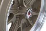 Legendary Wheels HB45 Gold Haze Machined 17x7 Wheels, Machined, 17 in. x 7.00 in., Aluminum, Machined, 5 x 114.3mm Bolt Circle, 4.25 in. Backspacing, Each thumbnail 1