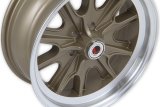 Legendary Wheels HB45 Gold Haze Machined 17x7 Wheels, Machined, 17 in. x 7.00 in., Aluminum, Machined, 5 x 114.3mm Bolt Circle, 4.25 in. Backspacing, Each thumbnail 2