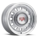 Legendary Wheels 12-Slot Silver Machined 15x7 Wheels, Machined, 15 in. x 7.00 in., Aluminum, Machined, 4 x 114.3mm Bolt Circle, 3.75 in. Backspacing, Each thumbnail 1