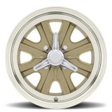Legendary Wheels HB44 Gold Haze Machined 15x7 Wheels, Machined, 15 in. x 7.00 in., Aluminum, Machined, 4 x 114.3mm Bolt Circle, 4.25 in. Backspacing, Each thumbnail 1