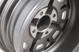 Legendary Wheels Magnum 400 Charcoal Machined 14x6 Wheels, Machined, 14 in. x 6.00 in., Aluminum, Machined, 4 x 114.3mm Bolt Circle, 3.75 in. Backspacing, Ford, Each thumbnail 3