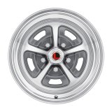 Legendary Wheels Magnum 500 Charcoal Machined 15x7 Wheels, Machined, 15 in. x 7.00 in., Aluminum, Machined, 5 x 114.3mm Bolt Circle, 4.25 in. Backspacing, Each thumbnail 1